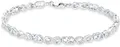 Amor Silberarmband Schmuck Geschenk Armkette Herz, Liebe, Infinity, Unendlichkeit, mit Zirkonia (synth)