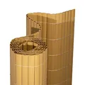 jarolift PVC Sichtschutzmatte Premium Sichtschutz Garten Balkon Terrasse Sichtschutzzaun Balkonverkleidung Zaunblende, 120 x 500 cm (H x B), Bambus