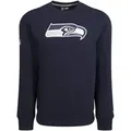 New Era Rundhalspullover NFL Seattle Seahawks blau L