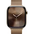 Apple Watch 10 46mm GPS+4G Titan Milanaise Armband M/L gold/gold