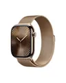 Apple Watch Series 10 GPS+ Cellular 46mm Gold Titanium Case with Milanese Loop (MX003QF/A)