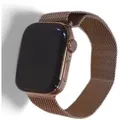  neuwertig - Watch 10 - GPS + Cellular - 46 mm - Titan Gold - Milanaise Armband Gold - Bandgr...