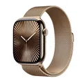 Apple Watch Series 10 4G 46mm Titan Gold Milanaise Gold M/L