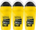 Loreal Men Expert Invincible Sport Deo Roll On 96h Deodorant Deoroller 3x 50ml