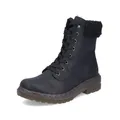 Rieker Damen Klassische Stiefeletten 78220, Frauen Stiefeletten,Kurzstiefel,uebergangsschuhe,uebergangsstiefel,Boots,schwarz (00),40 EU / 6.5 UK