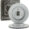 2x Zimmermann 150.2951.20 Bremsscheibe 330mm für BMW 5 X3 X4 Z4 G30 F90 G31 G01
