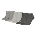 PUMA 3 Paar Unisex Herren Damen Sportsocken Kurzsocken Sneaker Socken, Farbe:Grau, Größe:35-38, Artikel:-800 anthracite/l mel grey/m mel grey