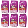 6x1,4 kg WHISKAS Trockenfutter mit Rind für adulte Katzen