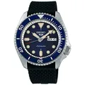 Seiko SRPD93 Herrenuhr - Five Sports - Automatikwerk blaues Zifferblatt mit S...