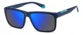 Herren Sonnenbrille Blau Spiegel Uv400
