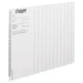 Hager ZZ90B Hager ZZ90B Beschriftungsbögen universZ Installationsnummer DIN A4 10Stück Beschriftungsbögen Weiß 1 St.