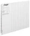 Hager ZZ90B ZZ90B Beschriftungsbögen universZ Installationsnummer DIN A4 10Stück Beschriftungsbögen Weiß 1St.