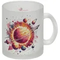 speecheese Tasse Sonnensystem Planeten Glas Tasse