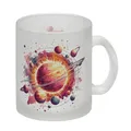 Sonnensystem Planeten Glas Tasse