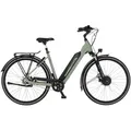 FISCHER Fahrrad E-Bike Cityrad CITA 2403 459 ACTIVE, 7 Gang Shimano NEXUS Schaltwerk, Frontmotor, 459 Wh, (mit Akku-Ladegerät, mit Werkzeug), Pedelec, Elektrofahrrad für Damen und Herren 50 cm