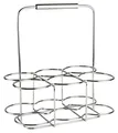 Justinus Lifestyle Flaschenträger  Edelstahl silbergrau 30 x 22 cm