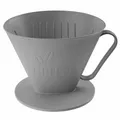 Fackelmann Filterbehälter für Kaffee Eco, Filterhalter, Green PE, Größe 4