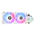 Thermalright AQUA ELITE 240 WHITE V3 Flüssig-CPU-Kühler, 240 Kühlreihen, 2 x