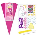 URSUS Schultüte Schultüten-Bastelset easy line,Einhorn, pink