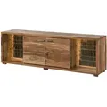 Tv-board Akazie 200x40x63 Natur Lackiert Bark 113