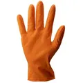 Stronghand Einweghandschuhe Einmalhandschuhe Power Grip Nitril (Box, Box) puderfrei/lebensmittelgeeignet orange 9-L