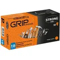 Stronghand Nitril-Handschuhe GRIP Einweghandschuhe Einmalhandschuhe schwarz orange Diamantstruktur orange 9(L)