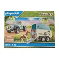 PLAYMOBIL Country 70511 PKW blauer Jeep mit Ponyanhänger Pferd Offroad Neu & Ovp