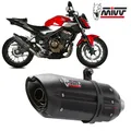 Auspuff exhaust MIVV Suono Schwarz Inox Schwarz kat HONDA CB 500 F 2019 2024