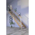 STARWOOD Systemtreppe "Mykonos", Eichenholz, 13 Stufen, max. Geschosshöhe 280 cm - braun
