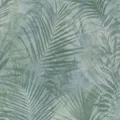 Profhome 374111-GU Natur Tapete Palmen matt grün blau grau 5,33 m2