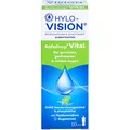 Hylo-Vision SafeDrop Vital Augentropfen – Bei gereizten, gestressten & müden Augen, Benetzung & Befeuchtung mit Hyaluronsäure & Augentrost, konservierungsmittelfrei, geeignet bei Kontaktlinsen, 10 ml