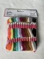 H049 - Folia 23991 Bastelset Stickgarn 52 St. 26 Farben sortiert  - 8 m - Neu
