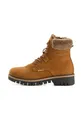 camel active Damen Lederschuh mit Seitenzipper Orange, womenswear-36