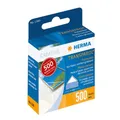 HERMA 1383 Transparol Fotoecken 500 Stück selbstklebende transparente Klebeecken