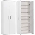 Procontour Schuhschrank Schrank Clara BESTSELLER! (OTTOs Choice) Höhe 167cm, mit variabel verstellbaren Einlegeböden weiß