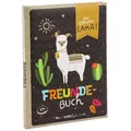 Goldbuch Notizbuch Goldbuch Freundebuch A5 HAPPYlife Lama