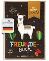 goldbuch 43581 Freundebuch Happylife Lama DIN A5, zum Ausfüllen, Erinnerungsbuch an Freunde, Notizbuch mit 84 illustrierte Seiten, Einband mit Kunstdruck, ca. 15 x 21 x 1,5 cm