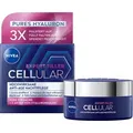 NIVEA CELLULAR Expert Filler Nachtpflege, Nachtcreme, Frauen, Jeder Hauttyp, Gesicht, Anti-Falten, Kräftigend, Feuchtigkeitsspendend, 50 ml