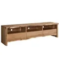 Massivmoebel24 Tv-Board, Braun, Holz, Echtholz,Akazie, 3 Schubladen, 45x50x191 cm, Wohnzimmer, Wohnwände, Lowboards, Lowboards stehend