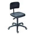 STIER Arbeitsstuhl mit Doppelrollen höhenverstellbare Sitzhöhe 470-660 mm