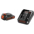 Black&decker - Starter Kit - Batterie Slide Pack Lithium 18 Volt 2ah + Ladegerät 2 Ah Black+decker Bdc2a20-qw
