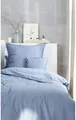 Hahn Renforce Bettwäsche 155x220  stonewashed denim blau  123061-365