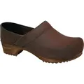 Sanita Clog Wood-Julie Closed für Damen - Antikbraun - 42 - Braun - 42