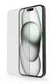 222703 Clear Protect Klare Bildschirmschutzfolie gehärtetes Glas 9H für Apple iPhone 15/15 Pro Schlagfest, Schlagfest, Kratzresistent