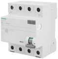 Fehlerstromschutzschalter RCCB Siemens 40A 4P 4M 30mA Typ A 5SV3344-6
