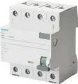 Siemens 5SV3344-6 FI-Schutzschalter 4-polig Typ A In: 40A 30mA Un AC: 400V