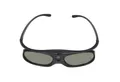 TPFNet 3D-Brille Aktive Shutterbrille kompatibel mit DLP 3D Beamer, wiederaufladbare 3D Brille, DLP Link - Schwarz - 1 Stück