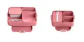 Mepal Lunchbox Duo Pack - Midi + Large - Erwachsene Brotdose mit Bento Box - für kleine Snacks & Reste - Essenbox mit Fächern - Vivid Mauve