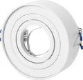 LED-line ROLLO MIDI Einbaustrahler Ø96mm max. 35W Spot IP20 Downlight rund schwenkbar weiß matt