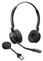 Jabra Engage 55 SE Stereo-Headset UC, Link 400c DECT-Adapter USB-C, 1,2 m Kabel, Tragetasche, Garantie und Warnung (Sicherheitsbroschüren)